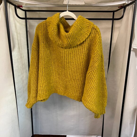 Anthropologie Pilcro Wool Cowl Neck Sweater - Medium - Picture 7 of 7